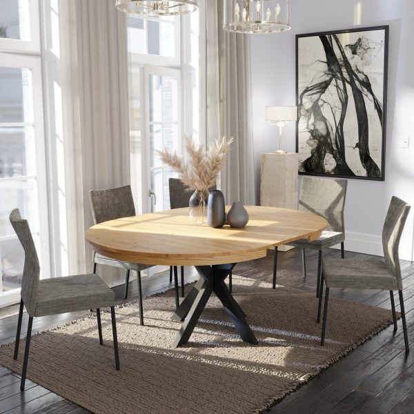 Runder Esstisch zum Ausziehen