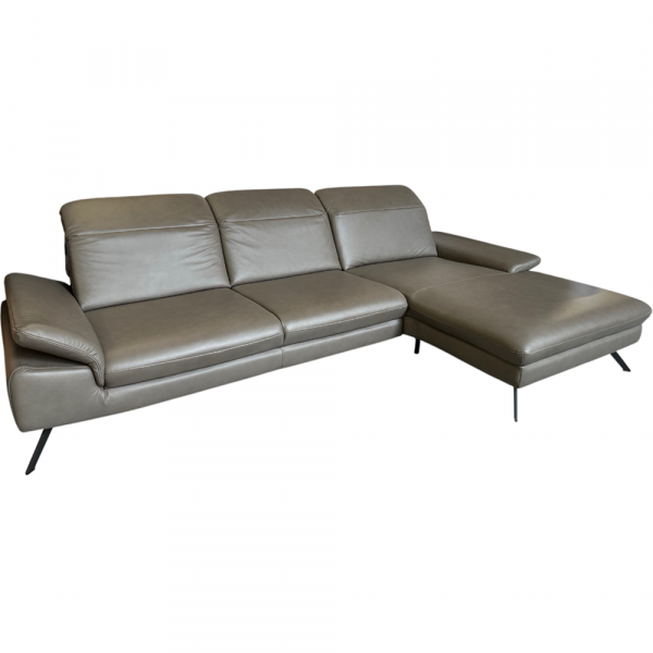 Ledergarnitur inkl. Sitztiefenverstellung, Ausstellungsstück